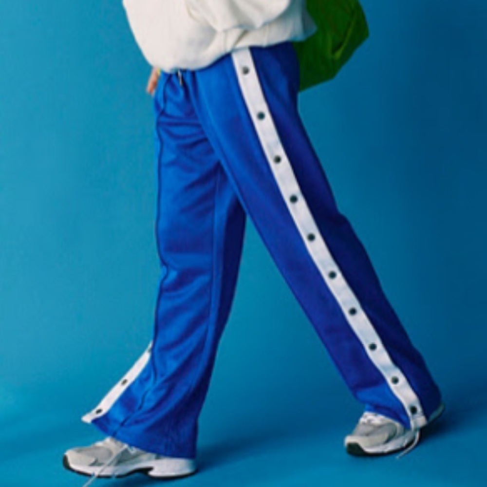 Free People Sport Tearaway Pants In Stellar Blue. NWT! Sz XL
